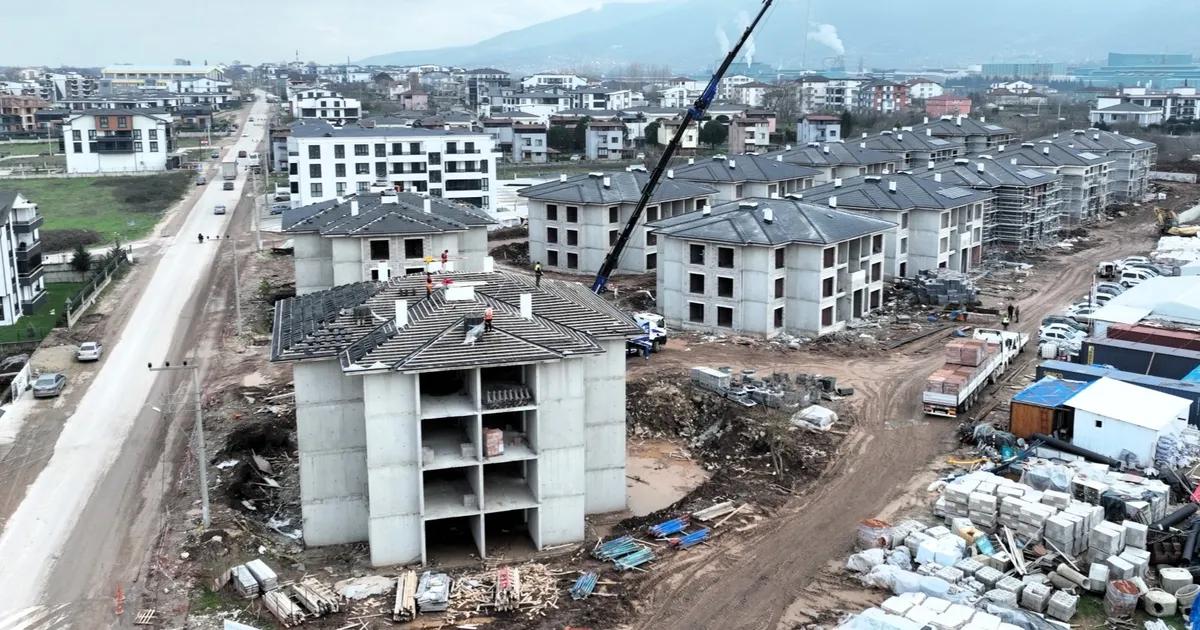 Kartepe Kent Konut Evleri�nde ilerleme y�zde 51